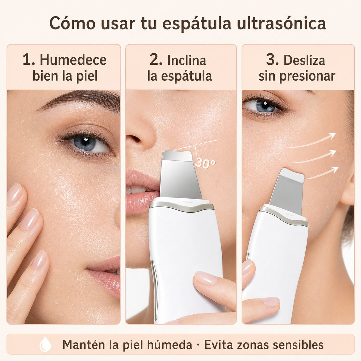 Cómo funciona la espátula ultrasónica