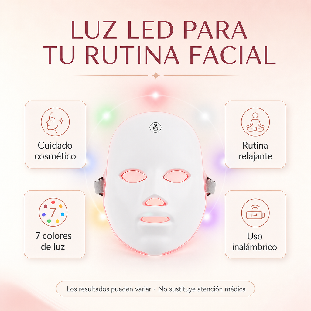 Beneficios de la luz LED para tu rutina facial