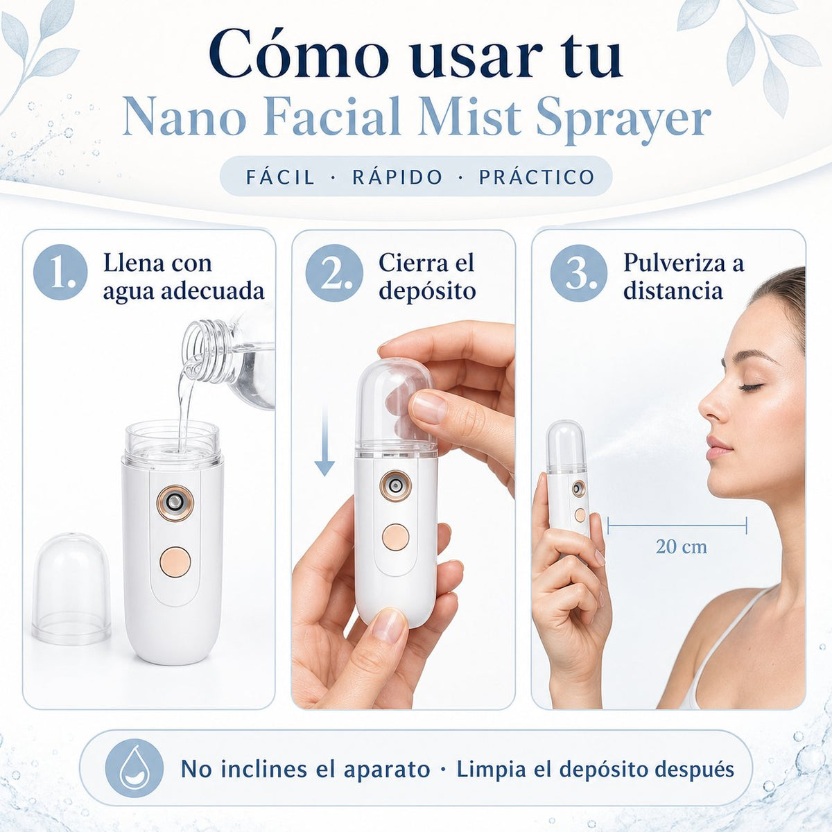 Cómo funciona el vaporizador facial